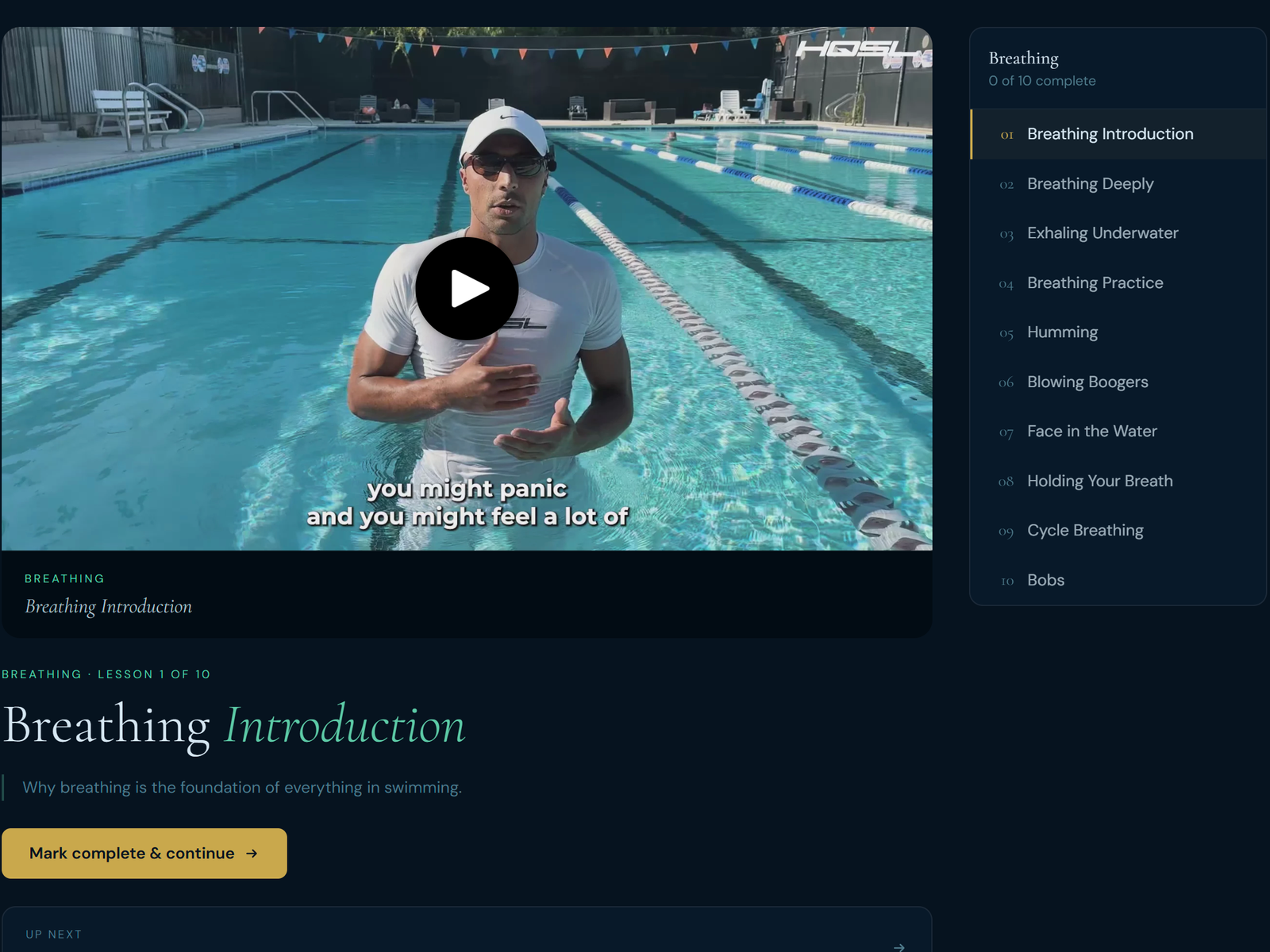 The video lessons